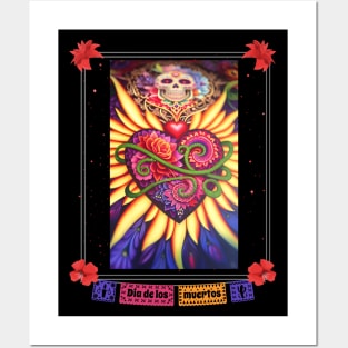 Mi Corazon for Day of the Dead Posters and Art